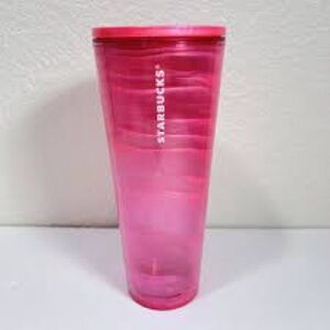 Starbucks 24 oz Pink Marble Tumbler